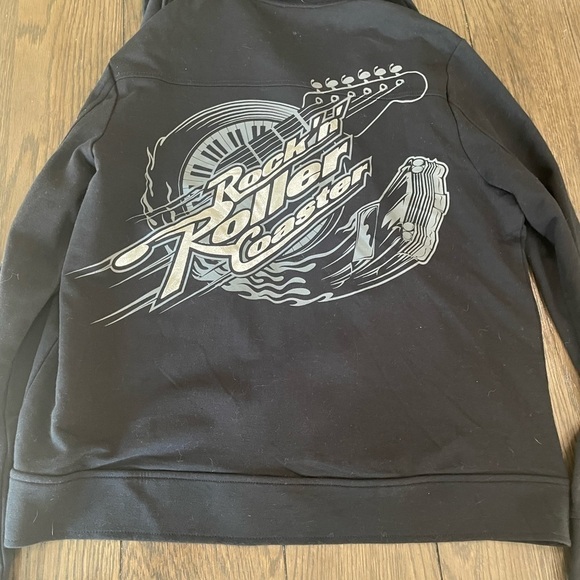 RARE Disney Park’s Rock ‘n’ Roller Coaster Black Jacket NWOT Aerosmith - Picture 5 of 14